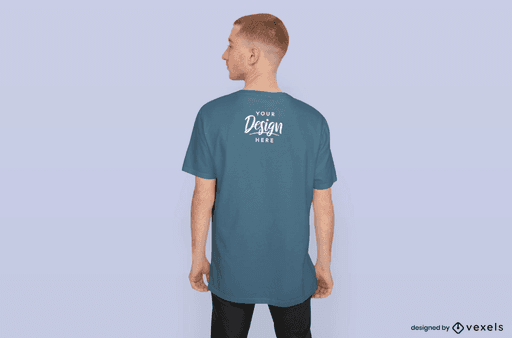 back side shirt mockup