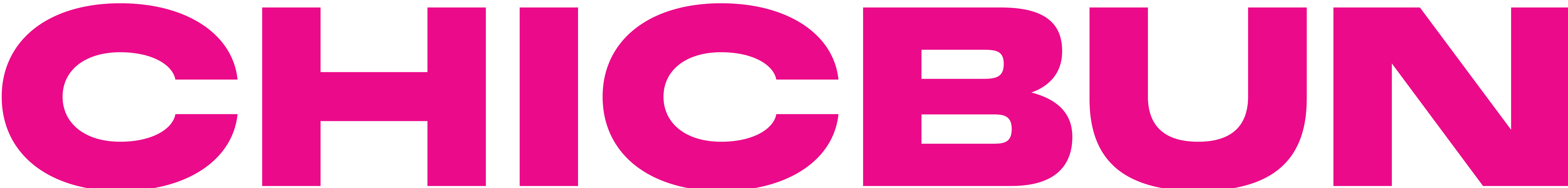 CHICBUN logo – Bright pink modern logo for a gourmet burger brand. - Burgers,Sliders, Appetizers, Fries and More