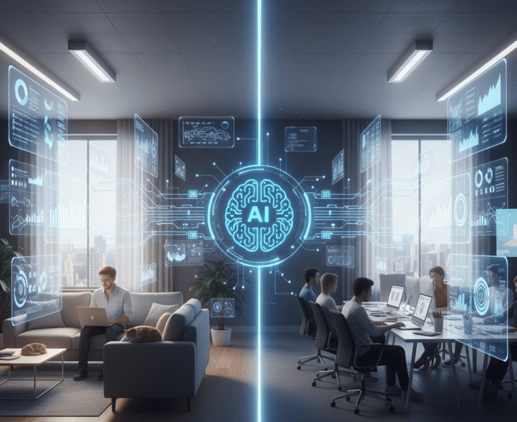 Удаленка vs Офис: Как ИИ помогает оценивать работу удаленных команд