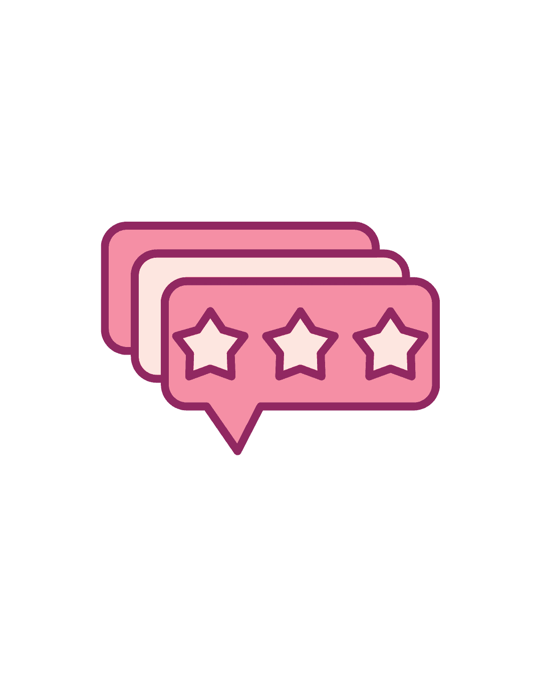 satisfied, 100%, 3 Star