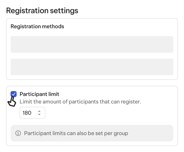 TeamLinkt waitlist functionality
