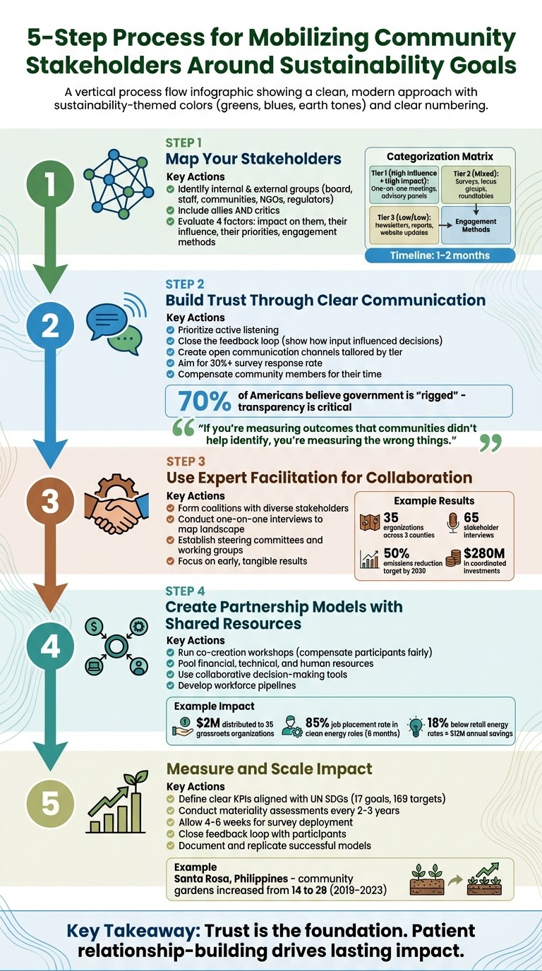 5 Steps to Mobilize Community Stakeholders Around Sustainability Goals