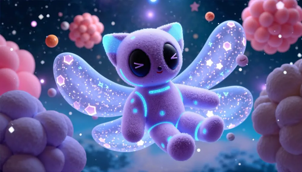 Cute AI cat robot
