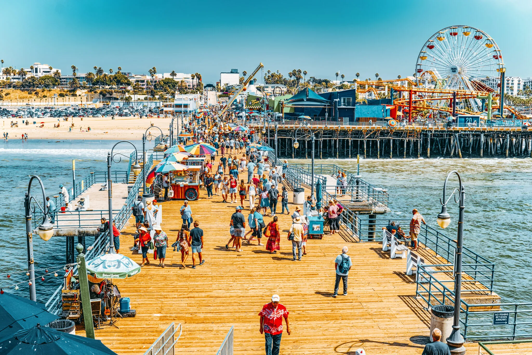 a view of a city with a large body of water in the background