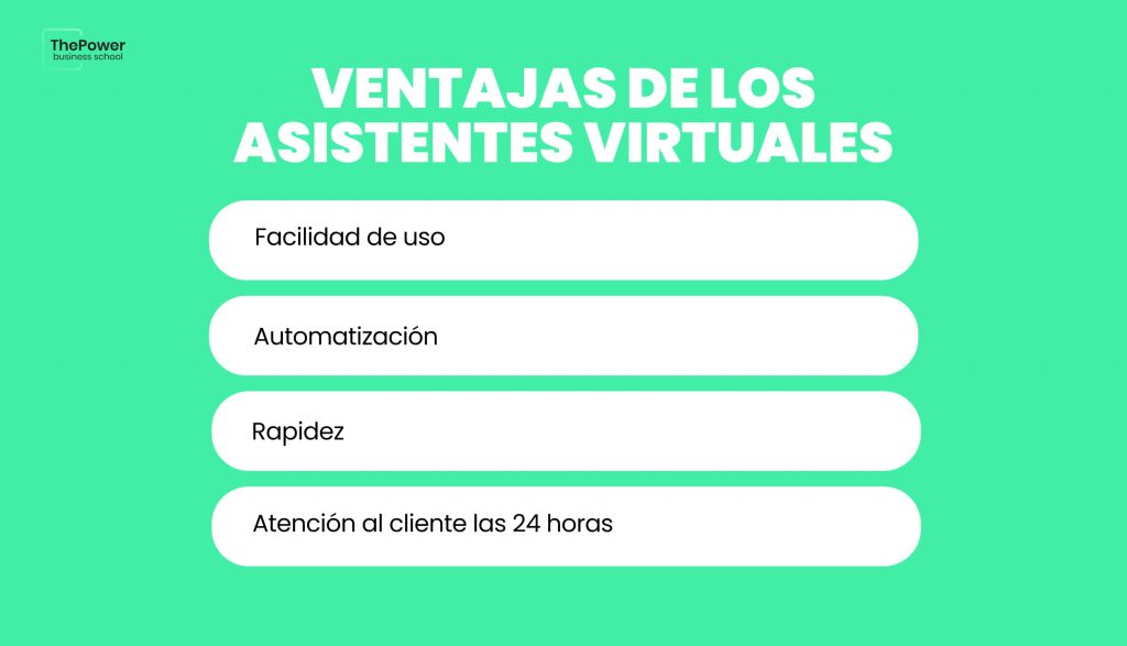 Ventajas de los asistentes virtuales