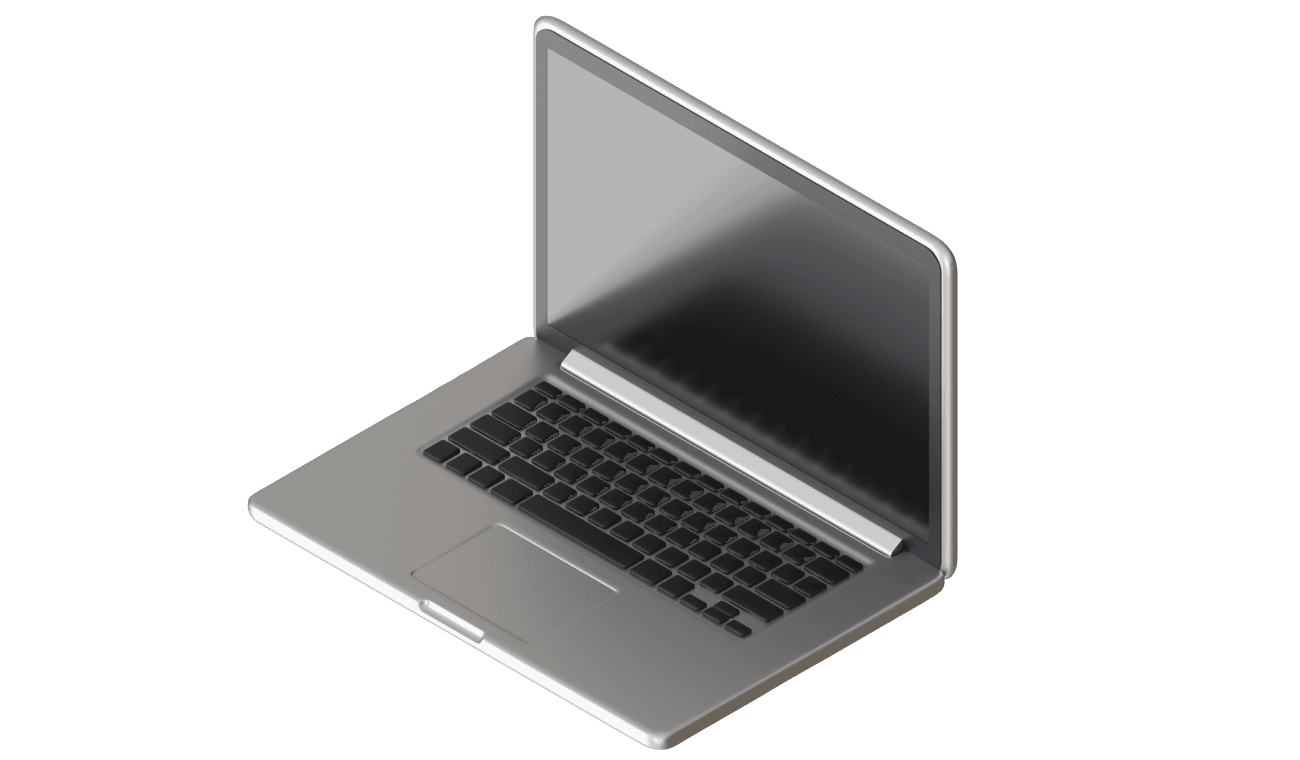 Apple MacBook air on wooden surface