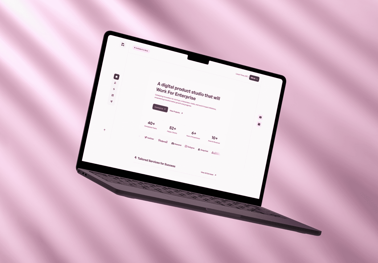 Gency Agency App iOS Entwicklung Desktop Ansicht