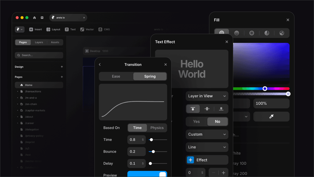 design and development collaboration in framer