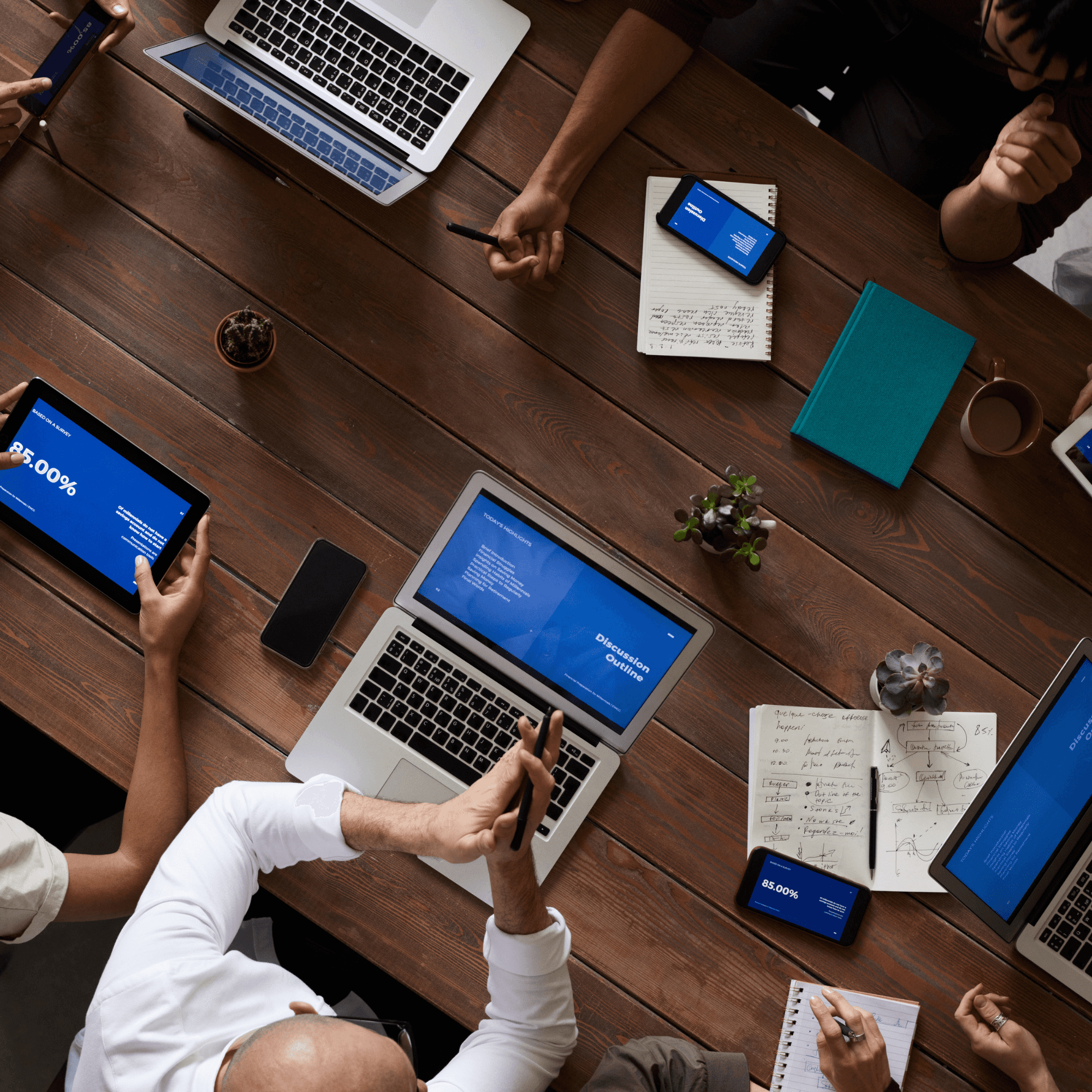 Photo of a company team