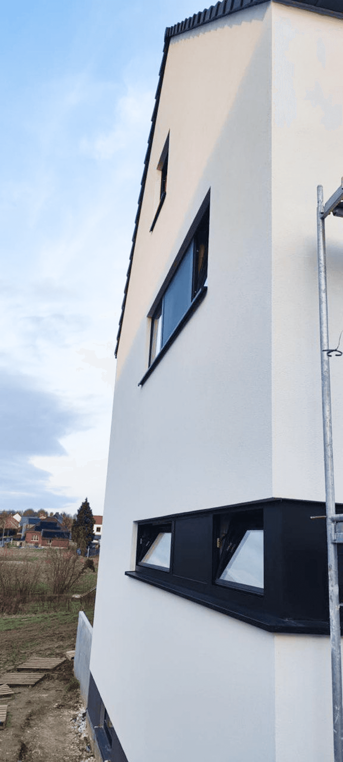 Athlete winning a race