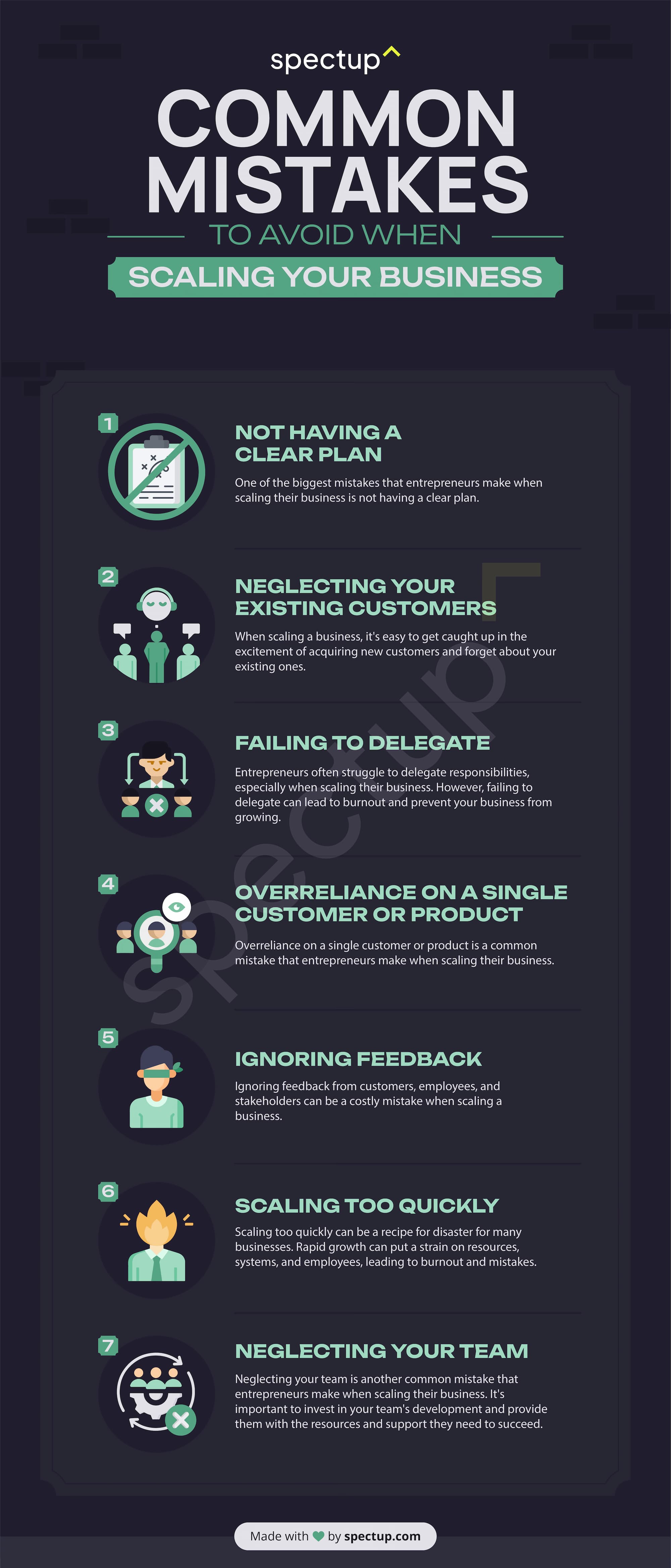 Infographic: Common Mistakes to Avoid When Scaling Your Business
