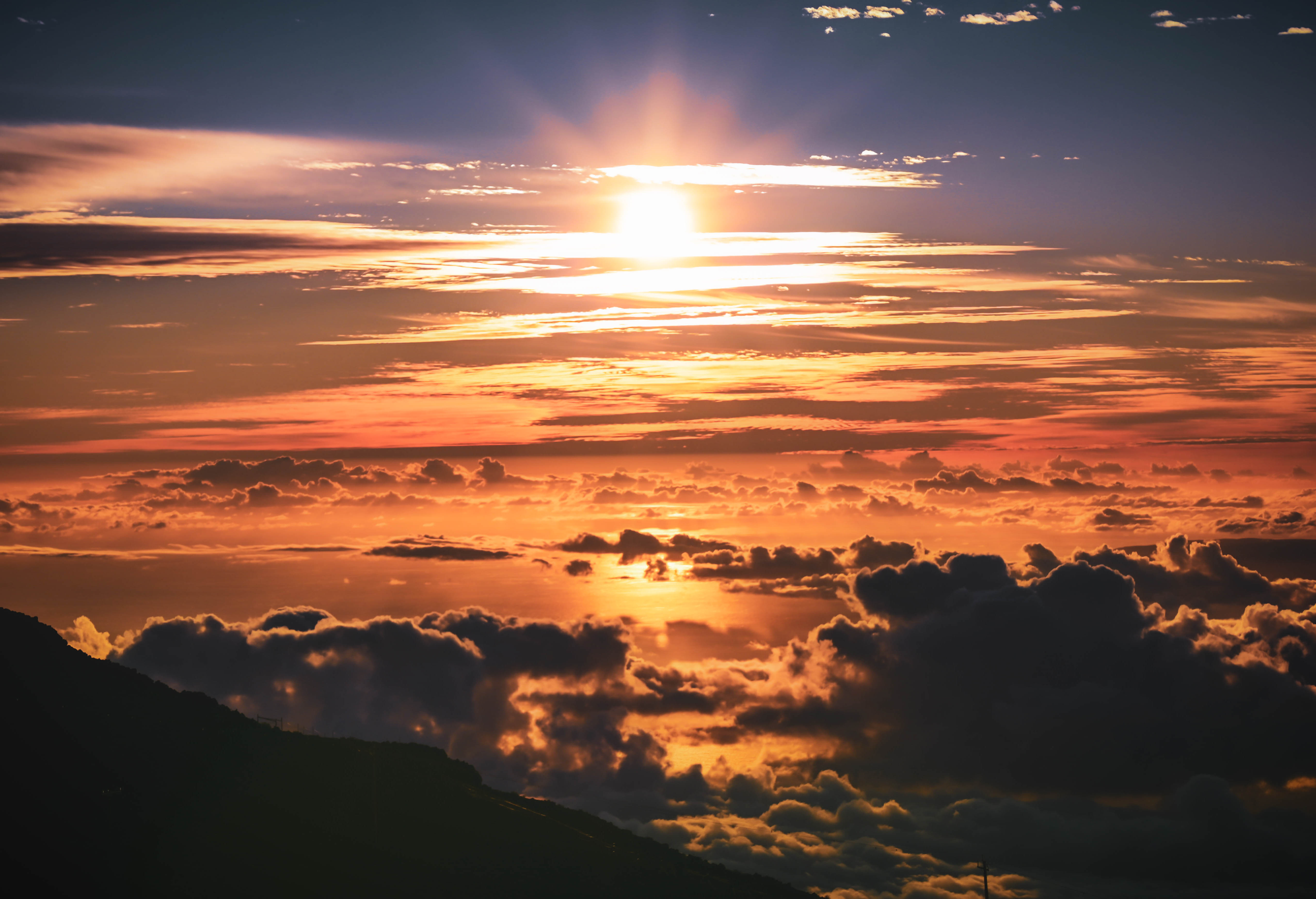 Sunset 10000ft up on Haleakalā