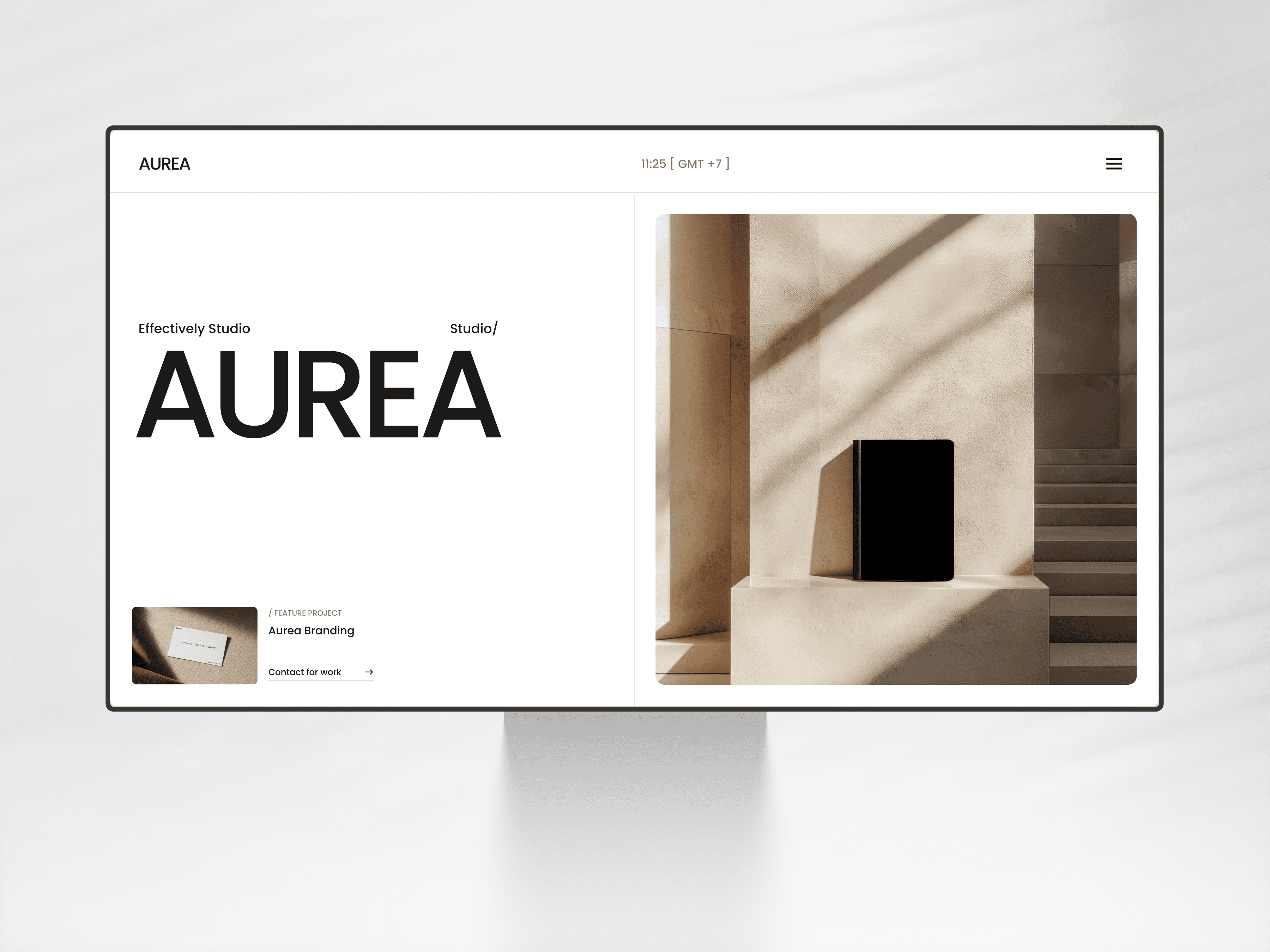 Framer template detail preview screenshot 1