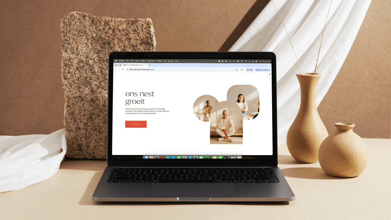 Praktijk Nest Website Lievegem Voorbeeld