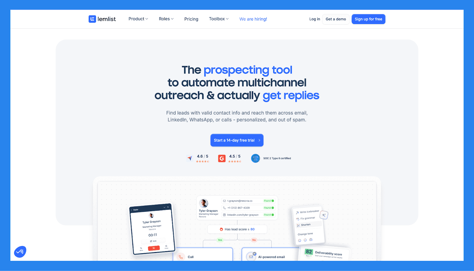 Lemlist – Best for: Outbound email-driven lead generation