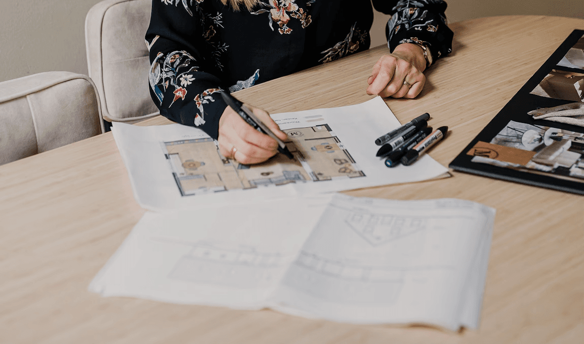 an abstract painting of a brown and black swirl