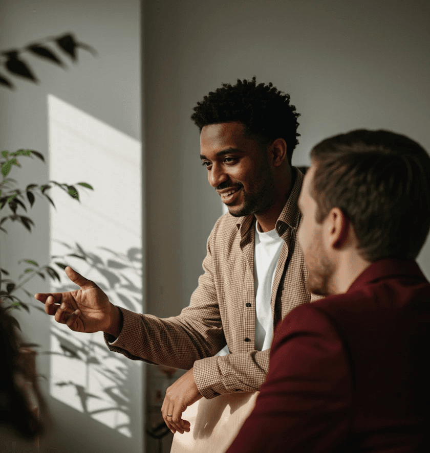 Group Discussion Scene