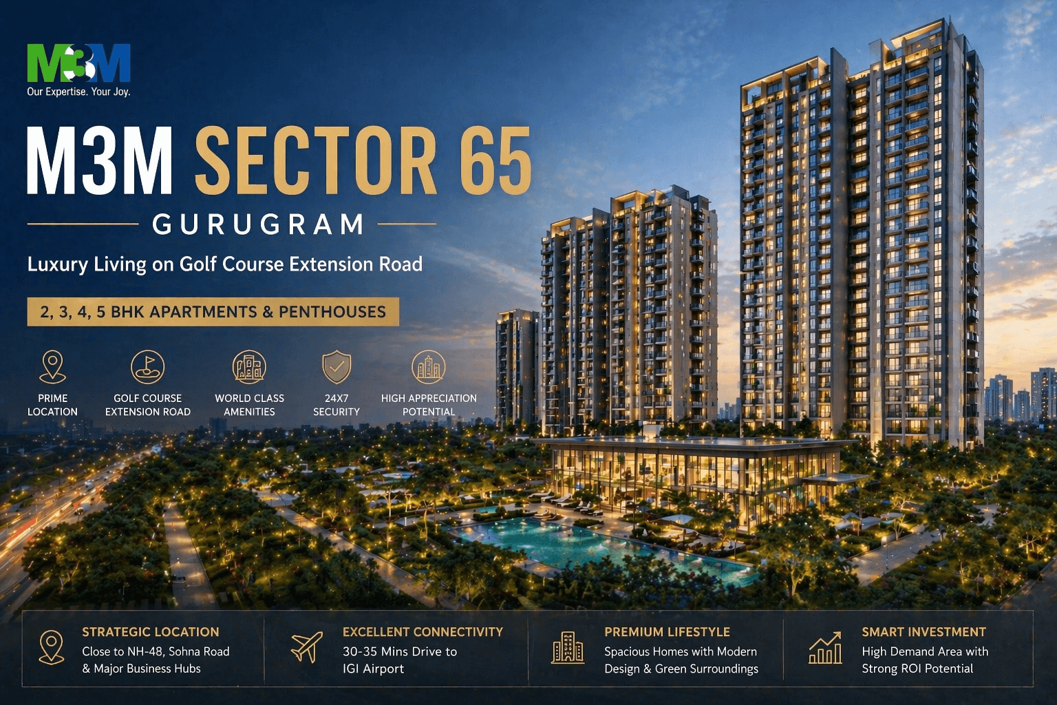 M3M Sector 65, Gurgaon
