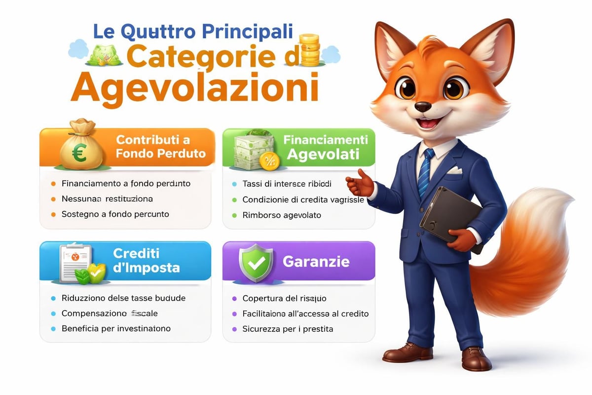 Tipologie di agevolazioni