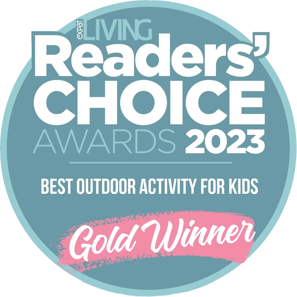 Award badge for Swish Swimming swim school in Singapore