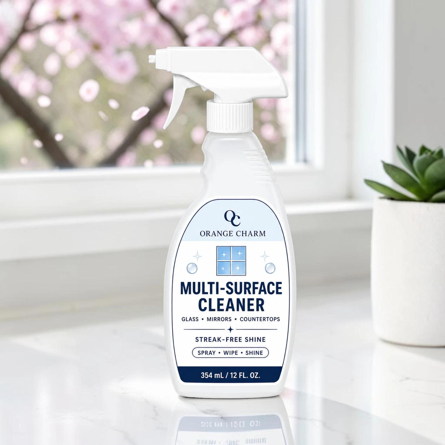 Private label multipurpose cleaning spray in trigger bottle