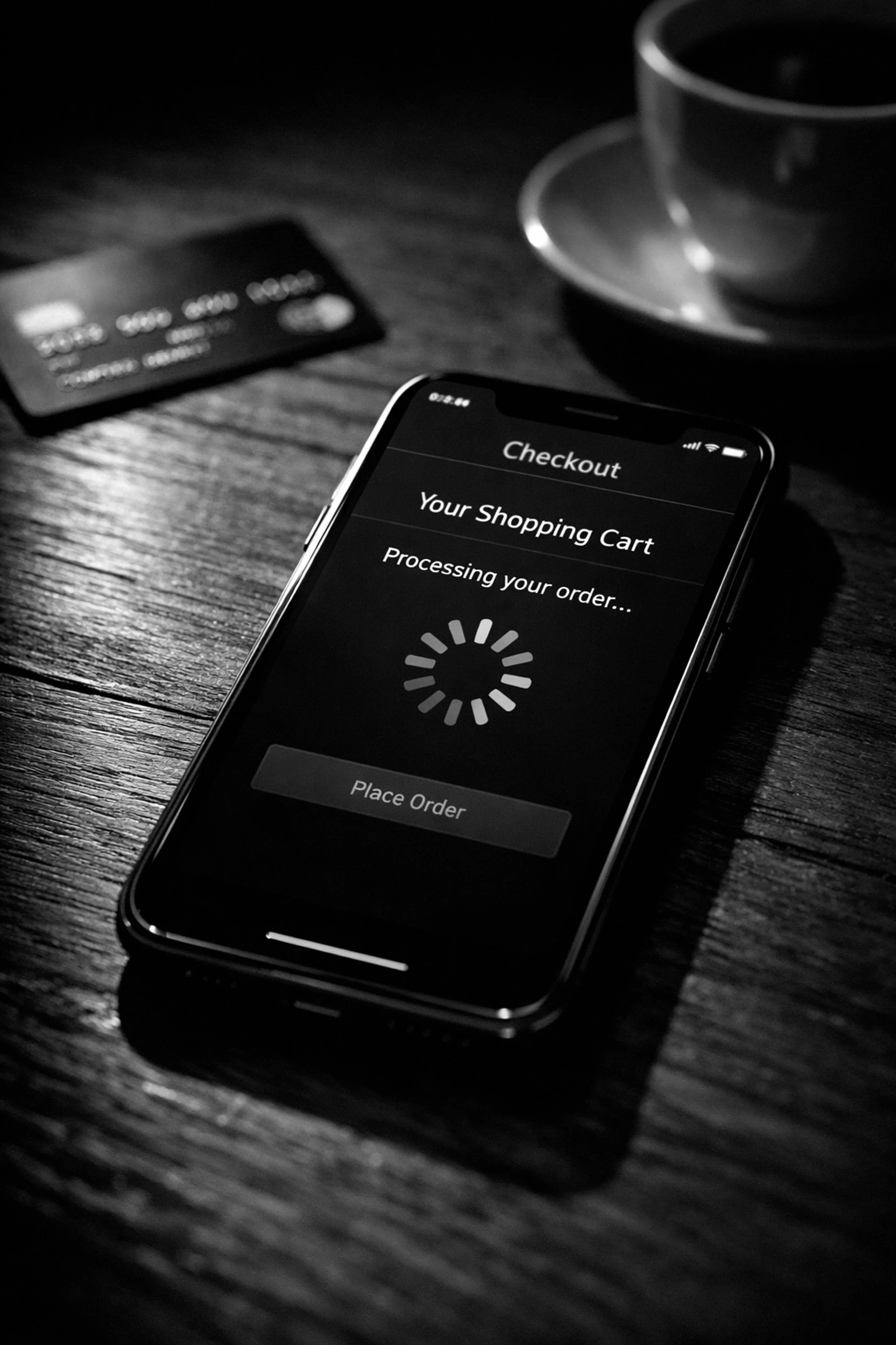 Slow loading Shopify checkout screen causing customer abandonment with credit card left behind