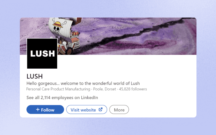 Lush LinkedIn Banner