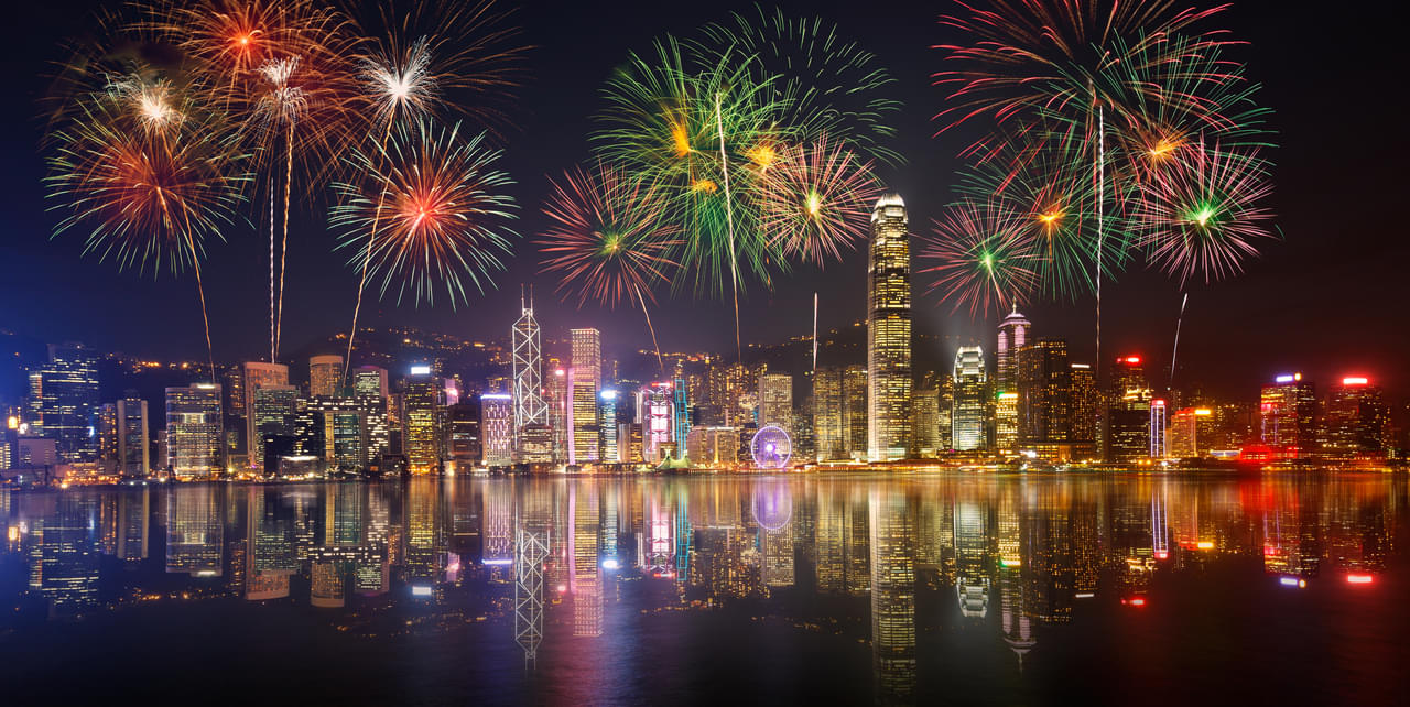 Hong Kong ohnostroj