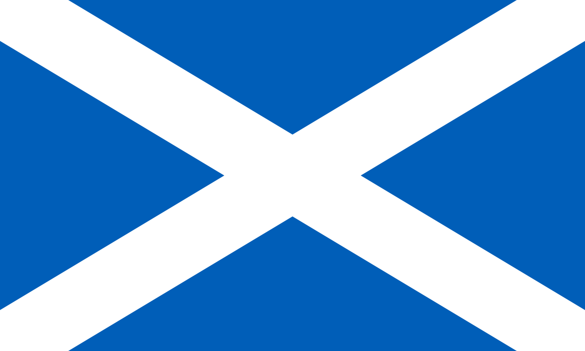 the flag of Scotland