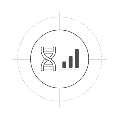 SDT의 큐레카 아카데미 교육 과정에서 산업별 활용 실습을 표현한 아이콘.