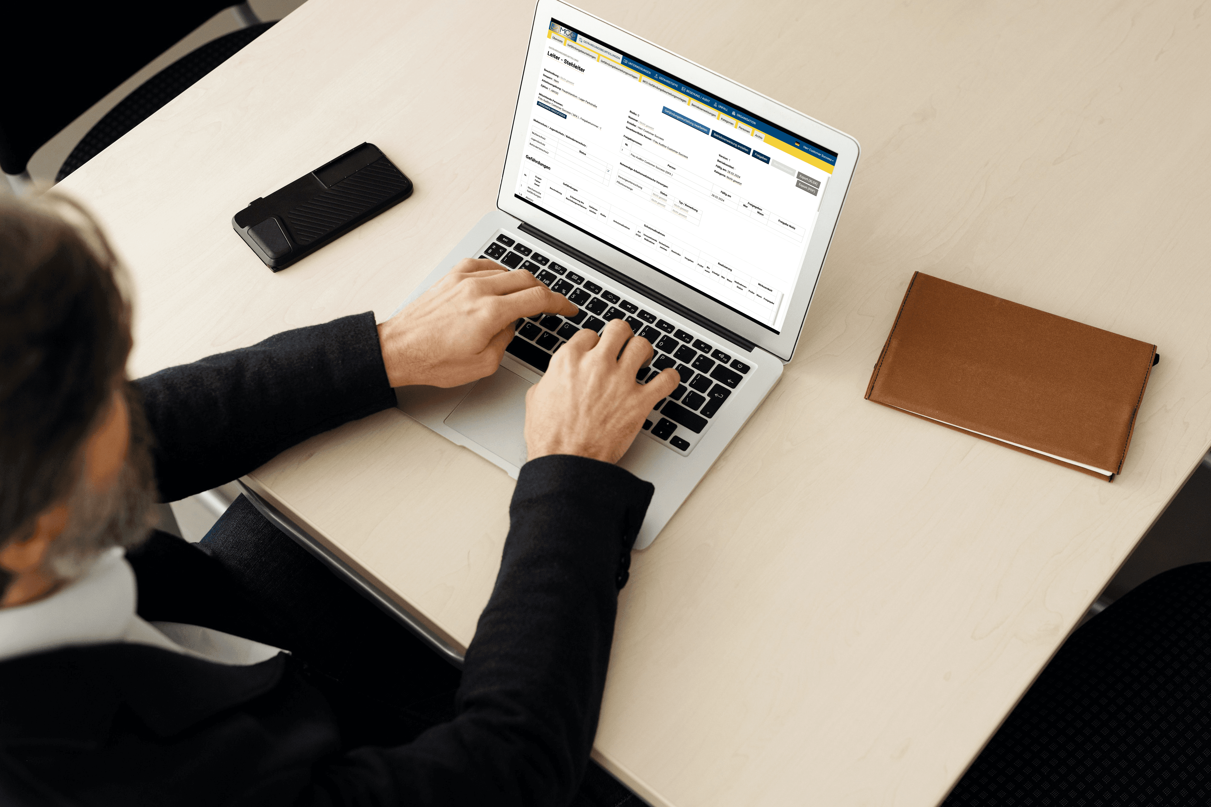 Bearbeiten von Gefährdungsbeurteilung