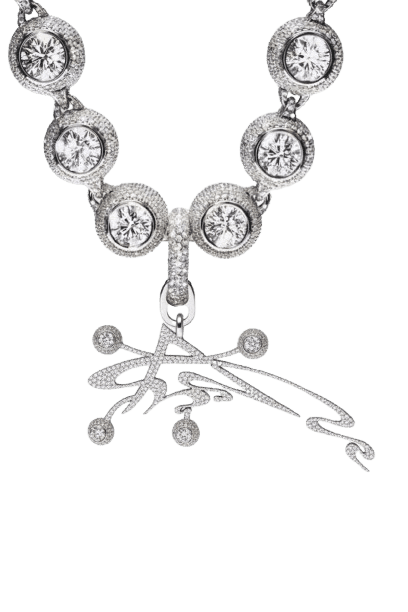 a part of the black headphone