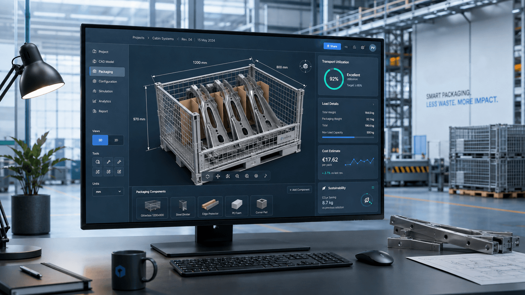 Pakera supports companies with smart packaging optimization and packaging planning