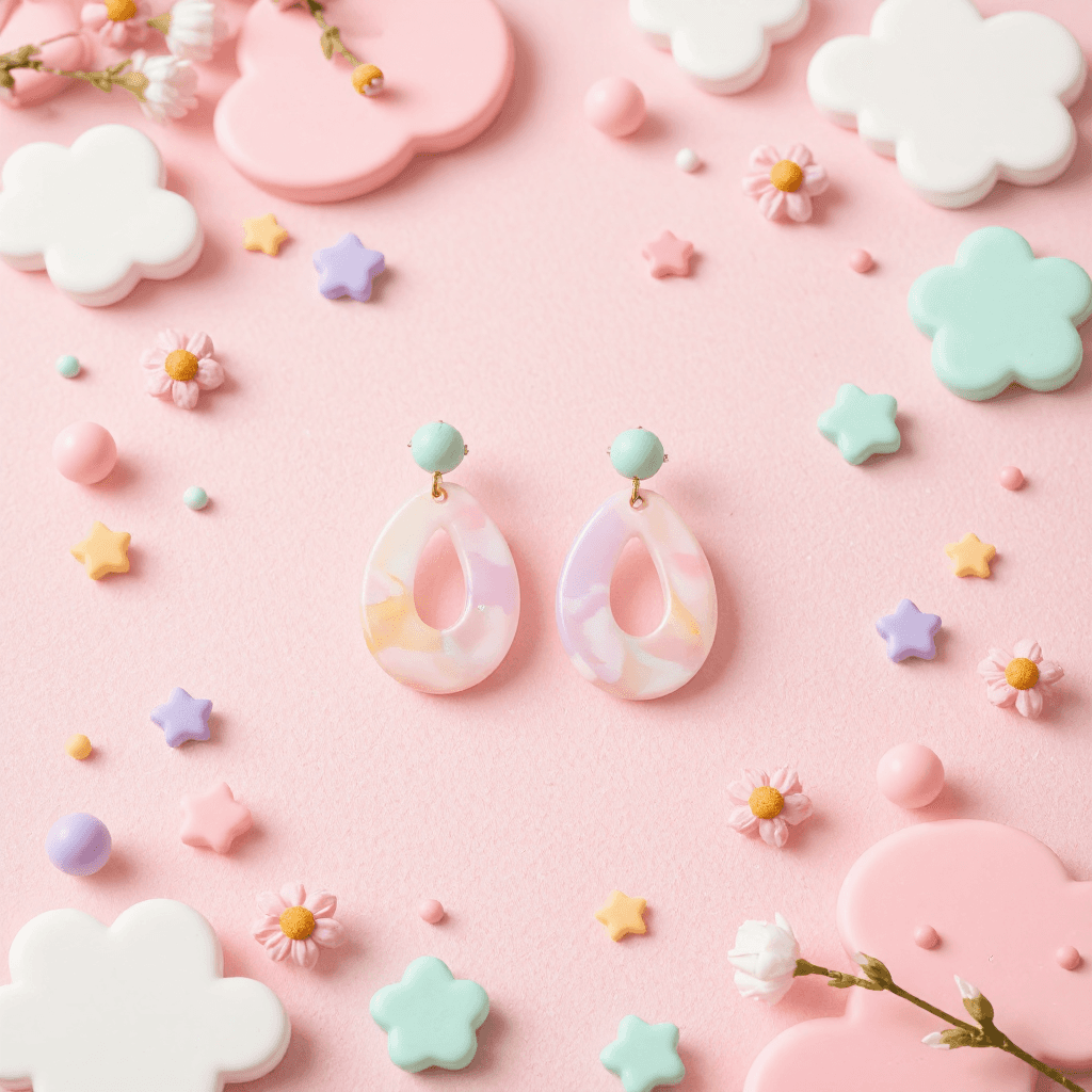 product photography of decorative resin pieces