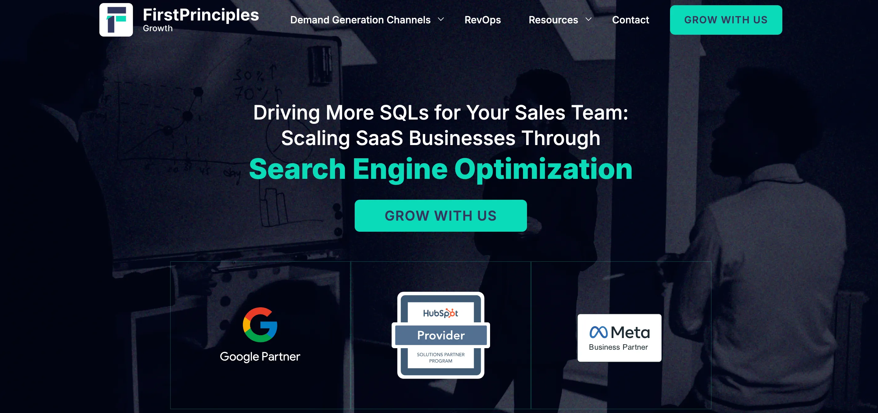 FirstPrinciples agency homepage