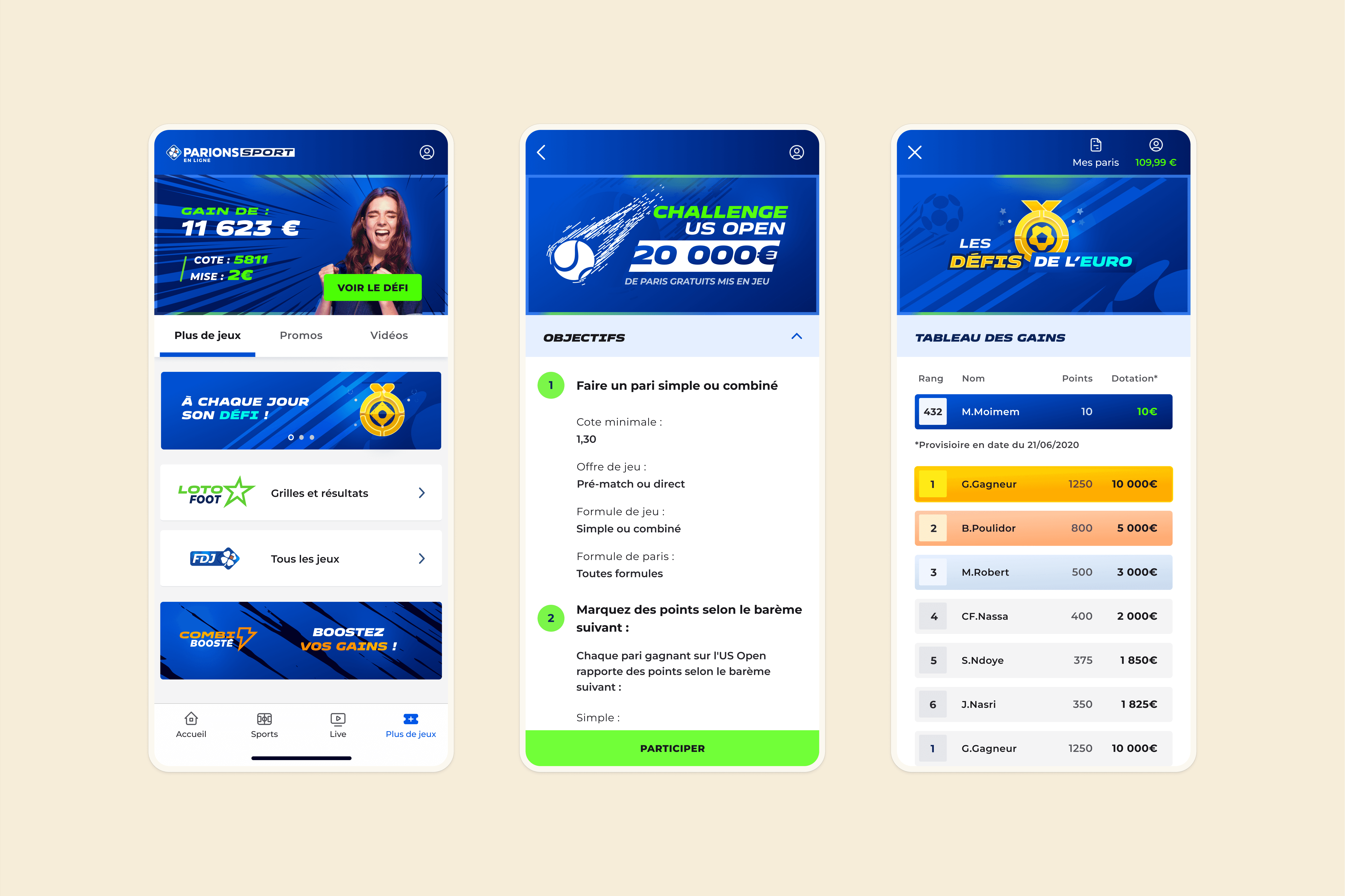 FDJ PSEL Winner valuation and gamification