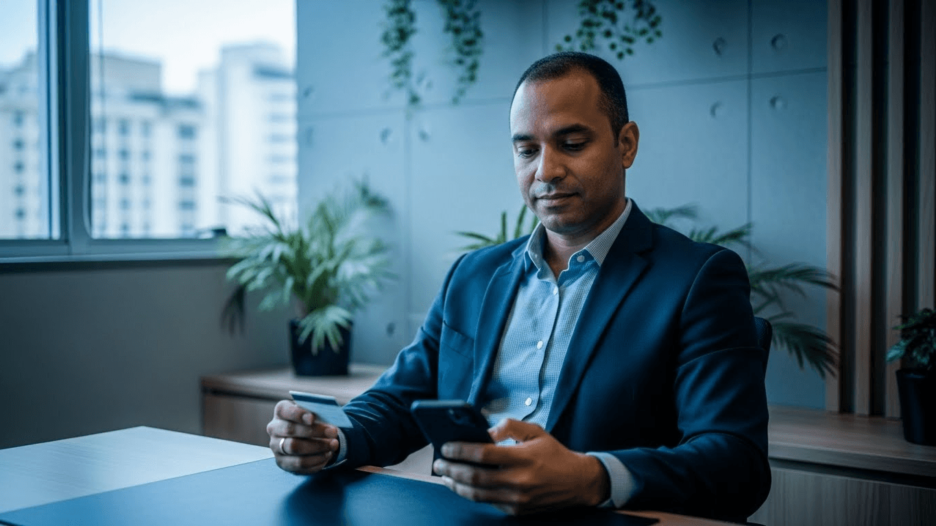 person sitting on grass and using phone