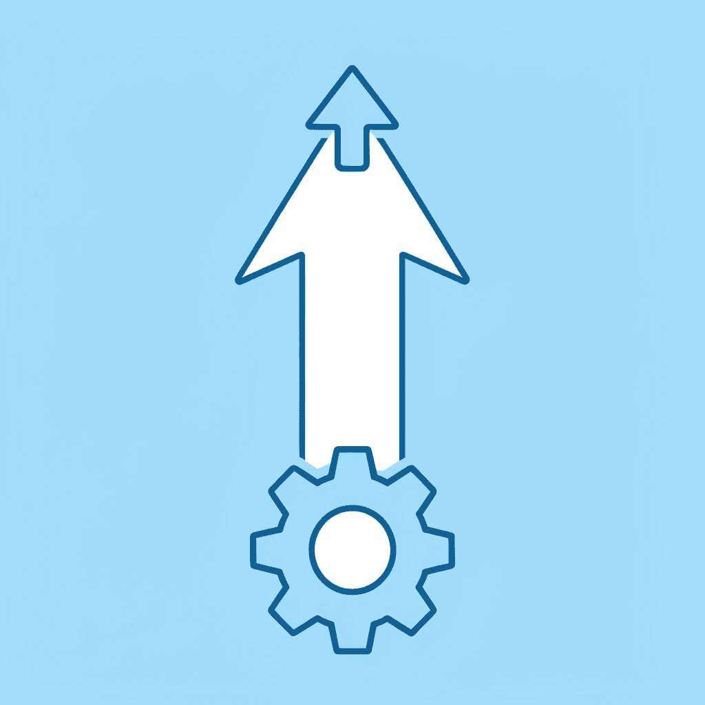  Upward arrow showing escalating inefficiencies and liability exposure as manual review processes compound over time