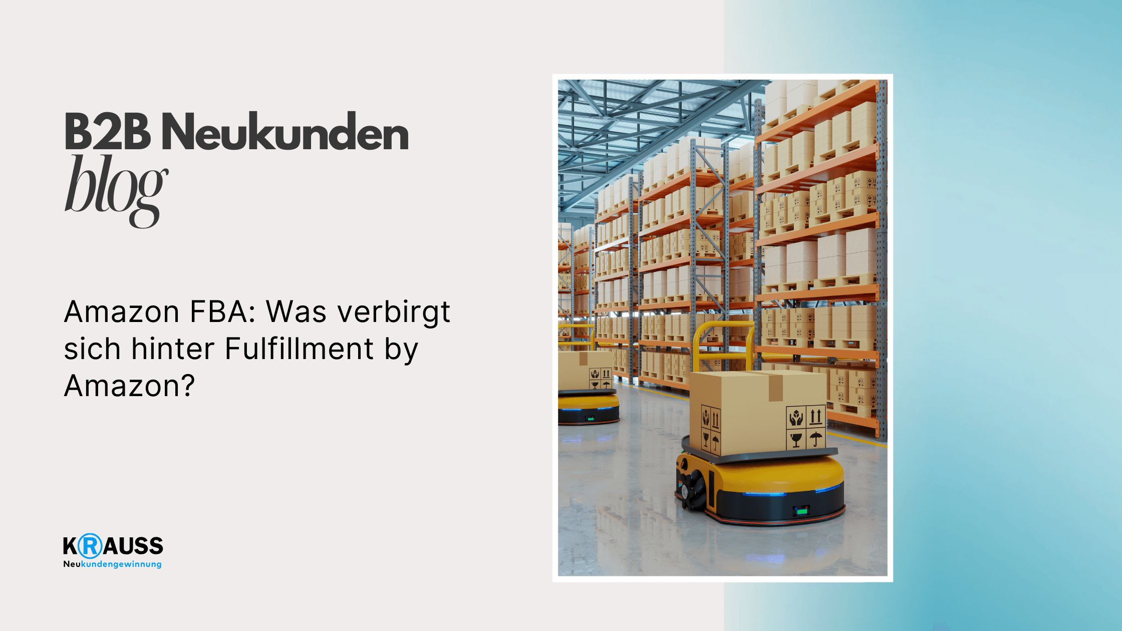 Amazon FBA Was verbirgt sich hinter Fulfillment by Amazon