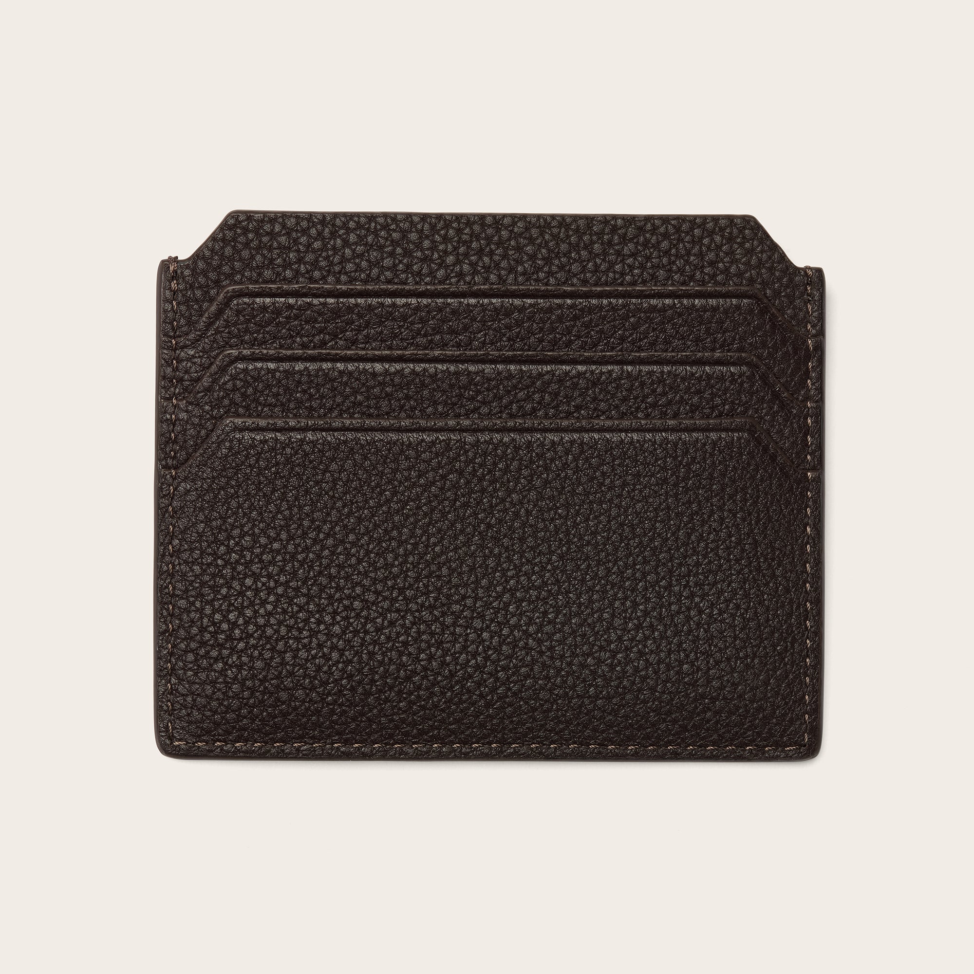 Tumbled Leather Credit Card Holder - Mandelli UK