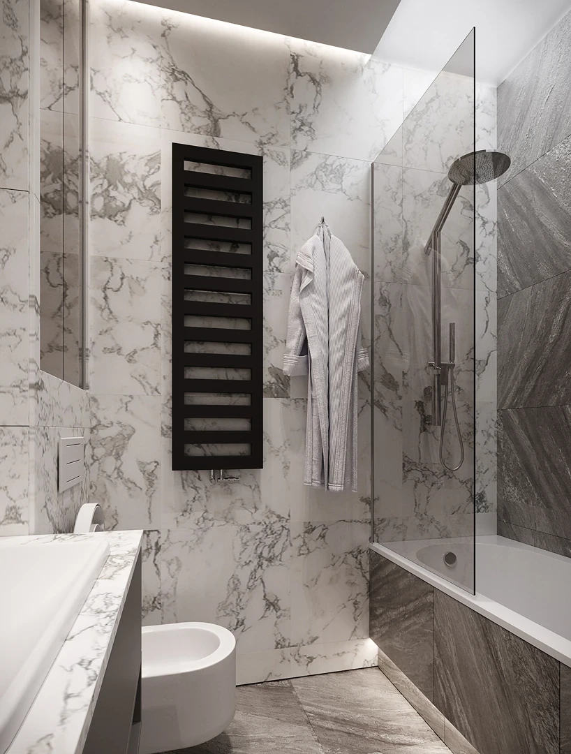 Plan de travail en quartzite adouci : joint homogène, arête nette, continuité de surface, rendu mat régulier, Luxembourg.