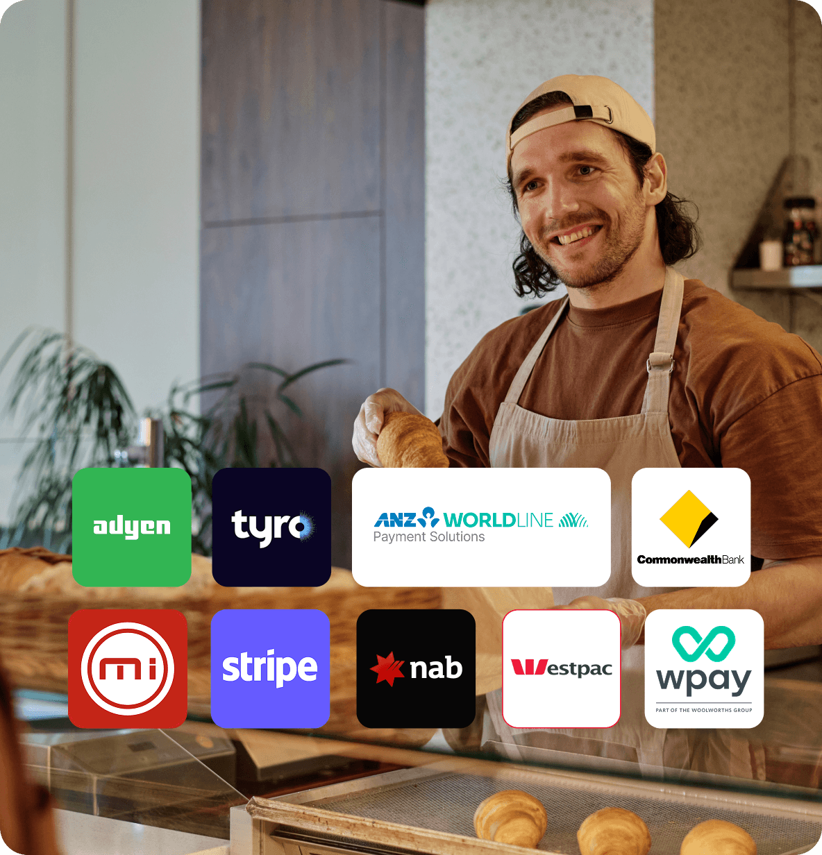 customer is choosing menu