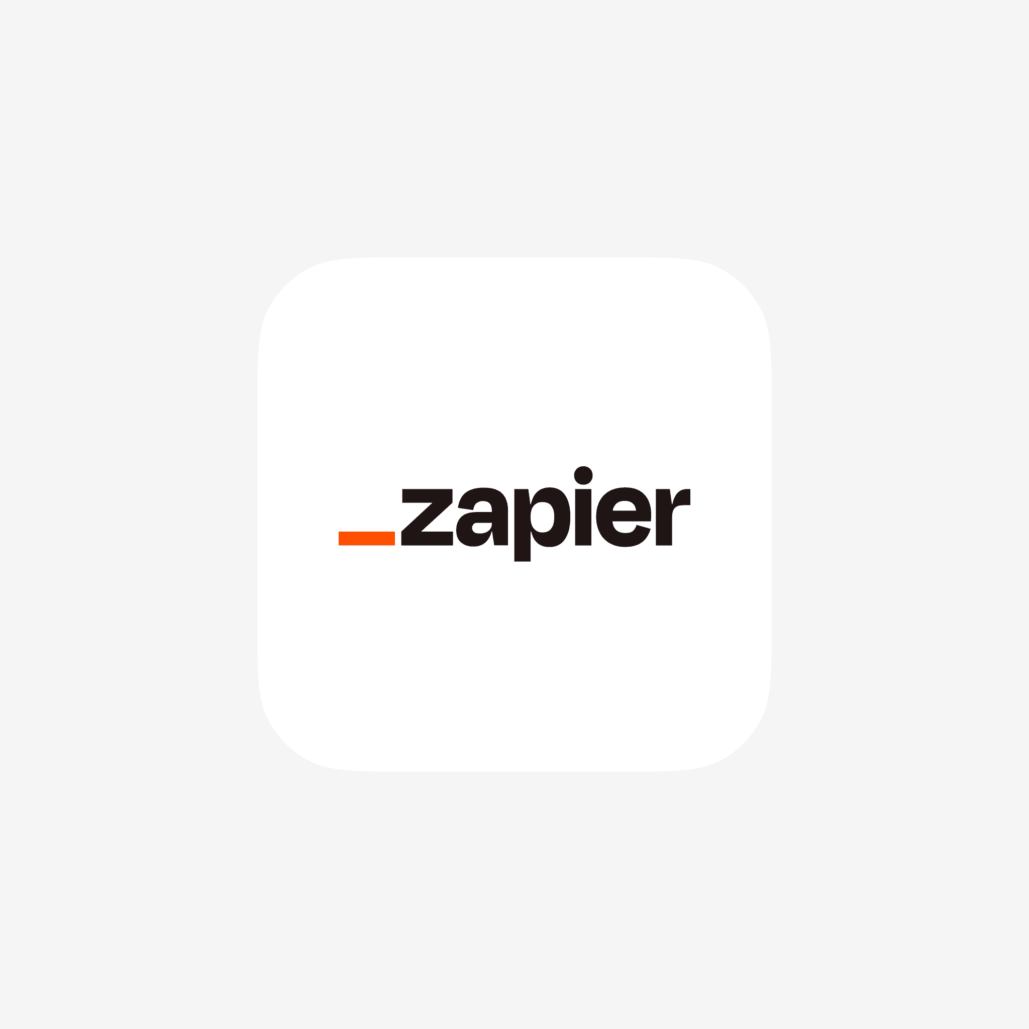 Zapier, an app that Connects multiple apps for seamless event workflow automation.