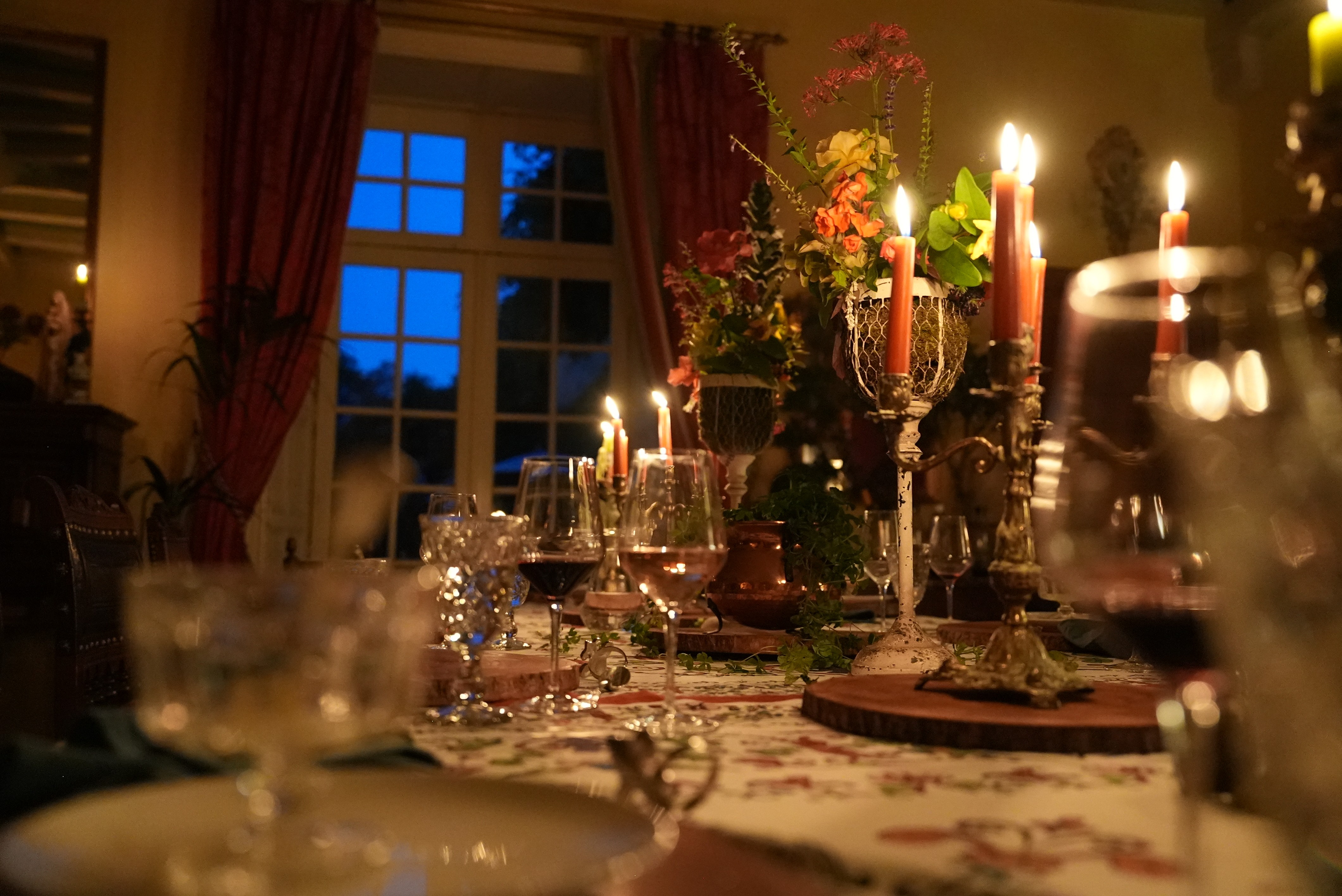 Candlelight Dinners in a Castle