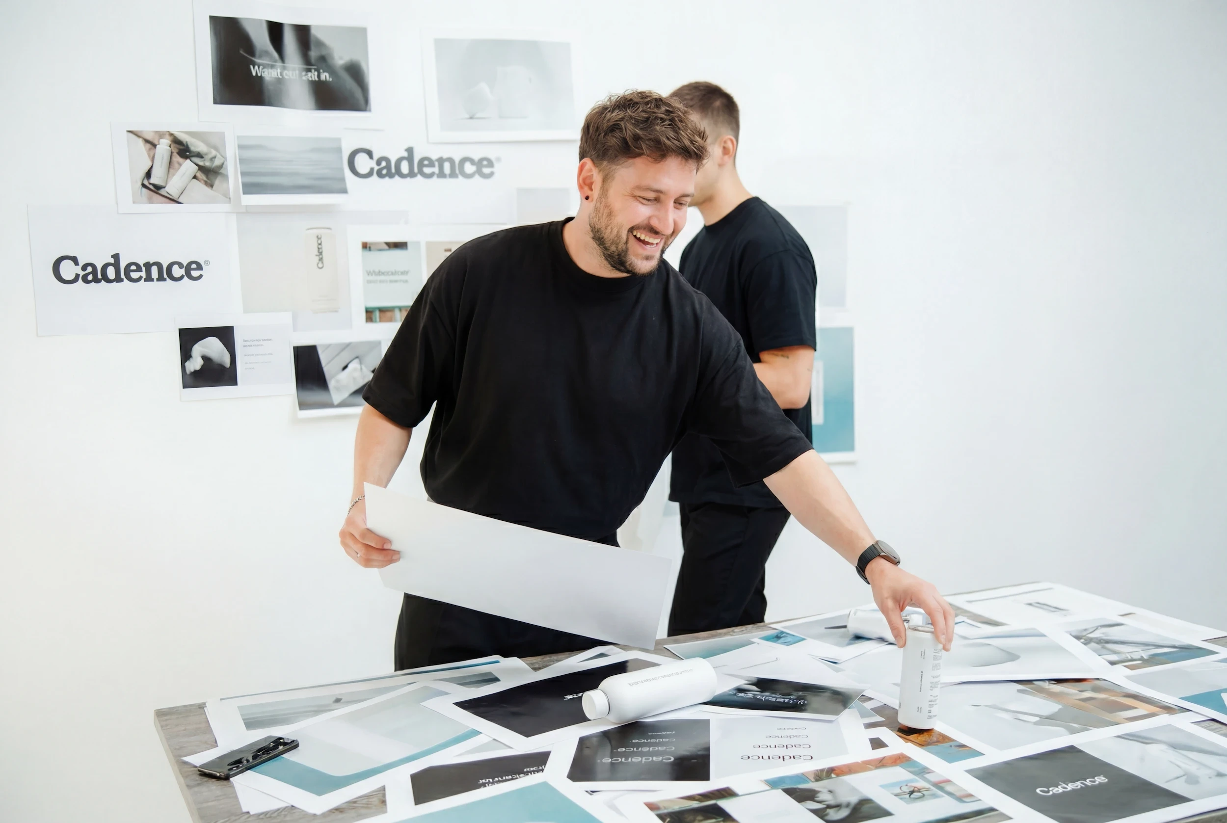 Nick Fässler bei der Arbeit im Büro der Erlediger GmbH.