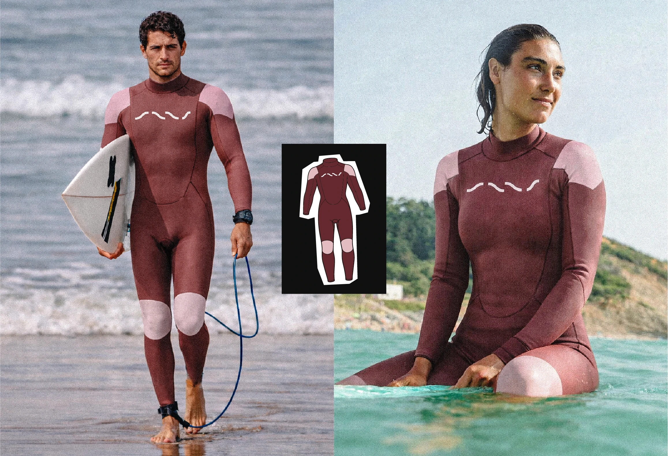 Design combinaison de surf