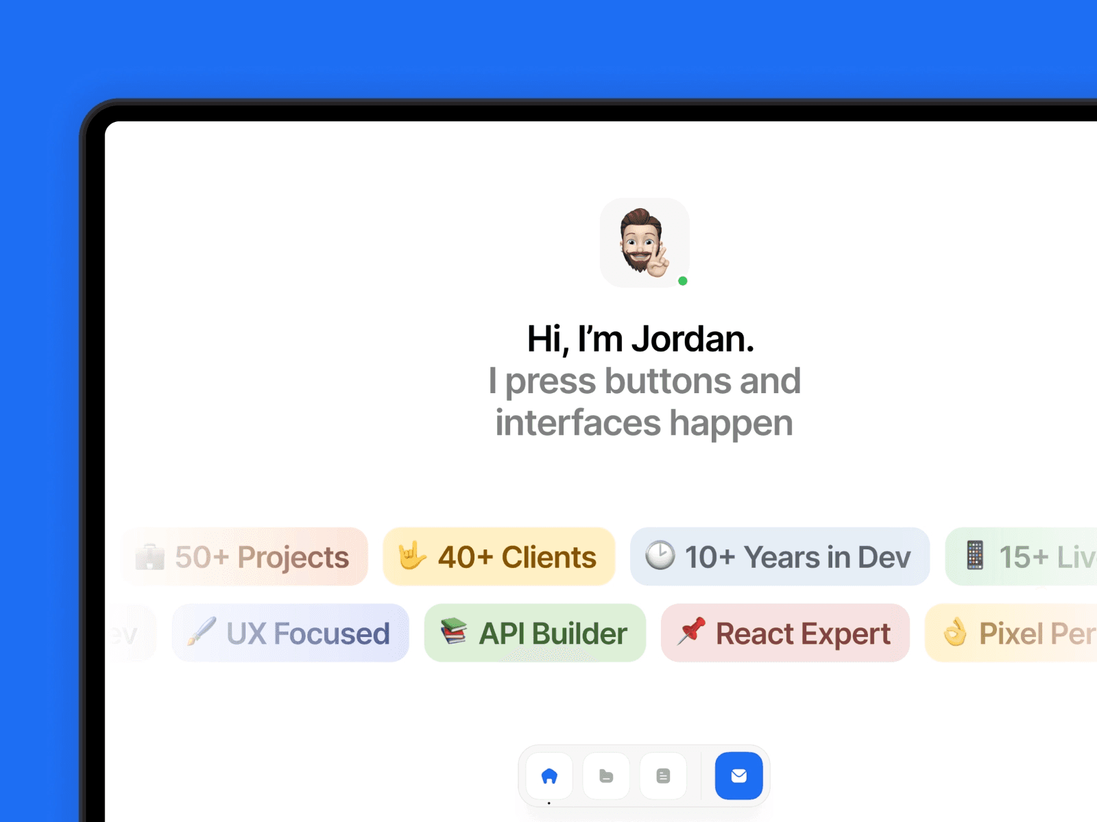 Top 14 Web Developer Portfolio Templates - Bluren