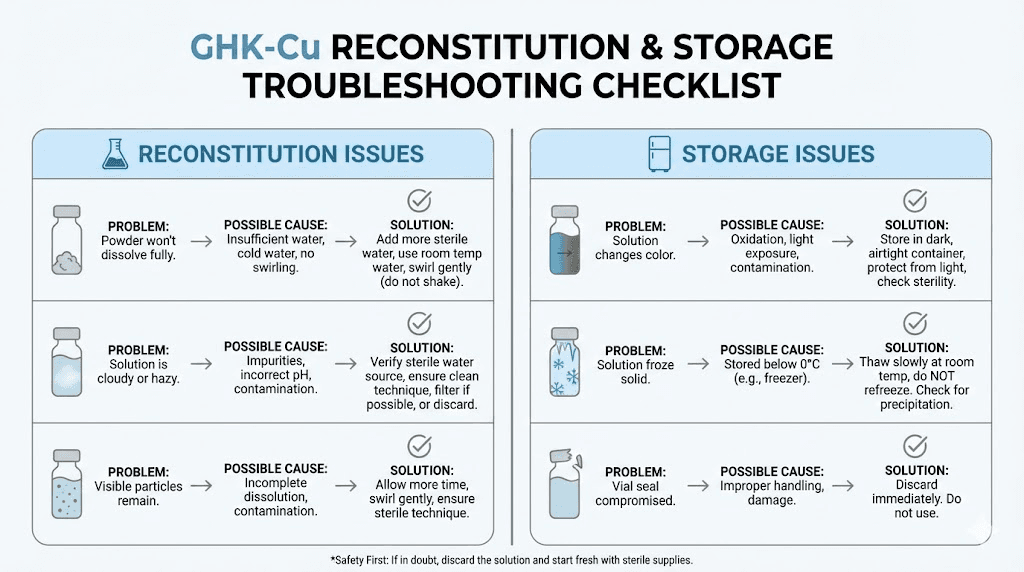 GHK-Cu troubleshooting guide for common protocol issues