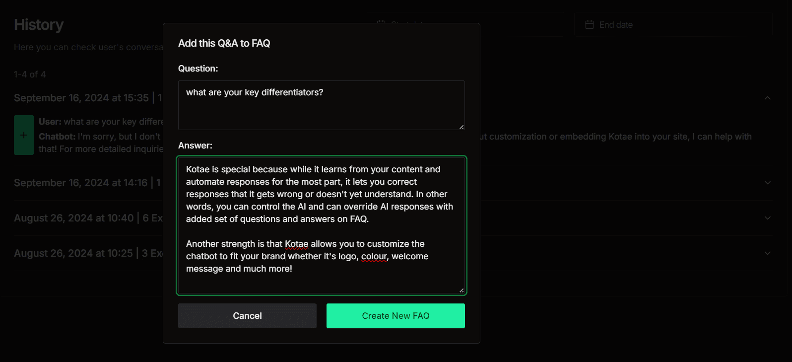 Creating an Effective FAQ for Kotae: image 5