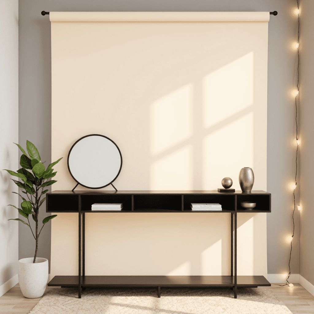 product photography of Home organization shelf